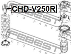 Отбойник FEBEST CHD-V250R Отбойник FEBEST CHD-V250R