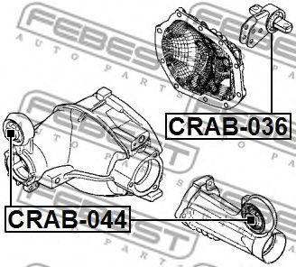 Опора, дифференциал FEBEST CRAB-044 Опора, дифференциал FEBEST CRAB-044