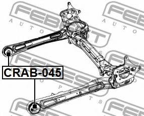 Сайлентблок задней балки FEBEST CRAB-045 Сайлентблок задней балки FEBEST CRAB-045