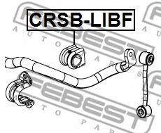 Втулка стабилизатора FEBEST CRSB-LIBF Втулка стабилизатора FEBEST CRSB-LIBF