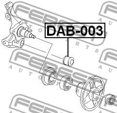 Втулка, амортизатор FEBEST DAB-003 Втулка, амортизатор FEBEST DAB-003
