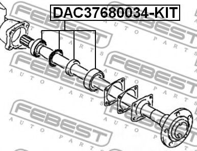 Подшипник ступицы FEBEST DAC37680034-KIT Подшипник ступицы FEBEST DAC37680034-KIT