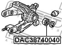 Подшипник ступицы FEBEST DAC38740040 Подшипник ступицы FEBEST DAC38740040