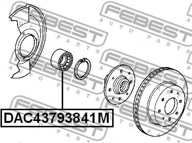 Подшипник ступицы FEBEST DAC43793841M Подшипник ступицы FEBEST DAC43793841M