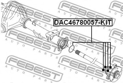 Подшипник ступицы FEBEST DAC46780057-KIT Подшипник ступицы FEBEST DAC46780057-KIT