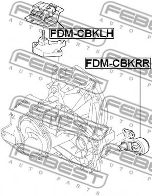 Подушка двигателя FEBEST FDM-CBKRR Подушка двигателя FEBEST FDM-CBKRR