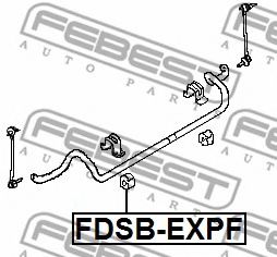 Втулка стабилизатора FEBEST FDSB-EXPF Втулка стабилизатора FEBEST FDSB-EXPF