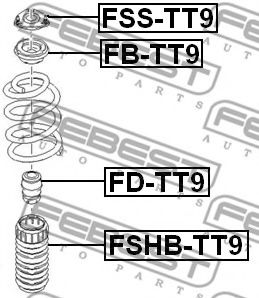 Отбойник FEBEST FD-TT9 Отбойник FEBEST FD-TT9