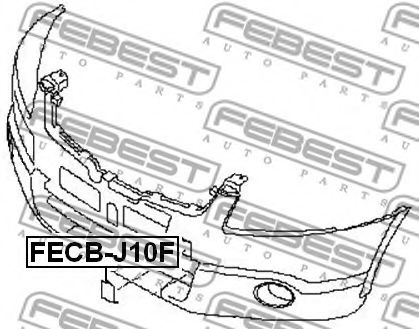 Крышка буксировочного крюка Nissan/Infiniti 622A0-JD01B