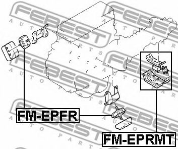 Подушка двигателя FEBEST FM-EPRMT Подушка двигателя FEBEST FM-EPRMT