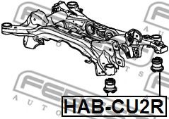 Сайлентблок задней балки FEBEST HAB-CU2R Сайлентблок задней балки FEBEST HAB-CU2R