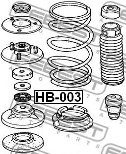 Подшипник амортизатора FEBEST HB-003 Подшипник амортизатора FEBEST HB-003