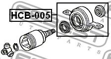 Подвесной подшипник FEBEST HCB-005 Подвесной подшипник FEBEST HCB-005