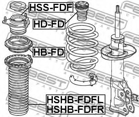 Отбойник FEBEST HD-FD Отбойник FEBEST HD-FD