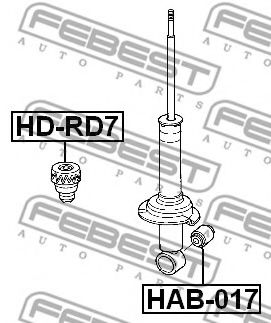 Отбойник FEBEST HD-RD7 Отбойник FEBEST HD-RD7