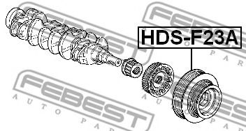 Шкив коленвала FEBEST HDS-F23A Шкив коленвала FEBEST HDS-F23A