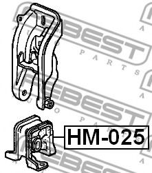 Подушка двигателя FEBEST HM-025 Подушка двигателя FEBEST HM-025