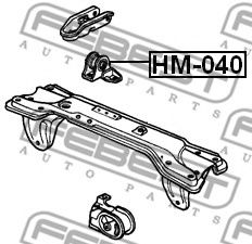 Подушка двигателя FEBEST HM-040 Подушка двигателя FEBEST HM-040