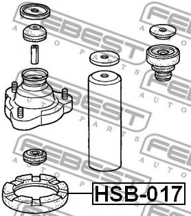 Тарелка пружины FEBEST HSB-017 Тарелка пружины FEBEST HSB-017