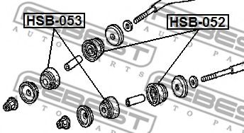 Сайлентблок рычага FEBEST HSB-053 Сайлентблок рычага FEBEST HSB-053