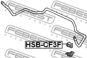 Втулка стабилизатора FEBEST HSB-CF3F Втулка стабилизатора FEBEST HSB-CF3F