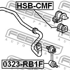 Втулка стабилизатора FEBEST HSB-CMF Втулка стабилизатора FEBEST HSB-CMF