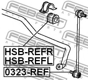 Втулка стабилизатора FEBEST HSB-REFL Втулка стабилизатора FEBEST HSB-REFL