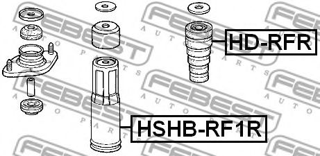 Пыльник амортизатора FEBEST HSHB-RF1R Пыльник амортизатора FEBEST HSHB-RF1R