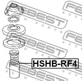 Пыльник амортизатора FEBEST HSHB-RF4 Пыльник амортизатора FEBEST HSHB-RF4