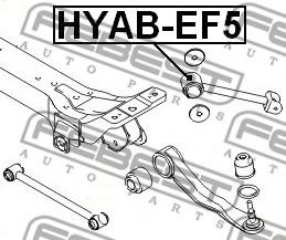 Сайлентблок рычага FEBEST HYAB-EF5 Сайлентблок рычага FEBEST HYAB-EF5