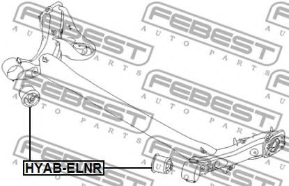 Сайлентблок задней балки FEBEST HYAB-ELNR Сайлентблок задней балки FEBEST HYAB-ELNR