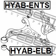 Сайлентблок рычага FEBEST HYAB-ENTS Сайлентблок рычага FEBEST HYAB-ENTS