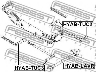 Сайлентблок рычага FEBEST HYAB-LAVR Сайлентблок рычага FEBEST HYAB-LAVR