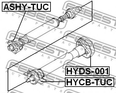 Подвесной подшипник FEBEST HYCB-TUC Подвесной подшипник FEBEST HYCB-TUC