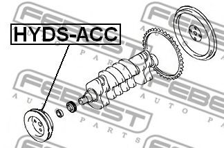 Шкив коленвала FEBEST HYDS-ACC Шкив коленвала FEBEST HYDS-ACC