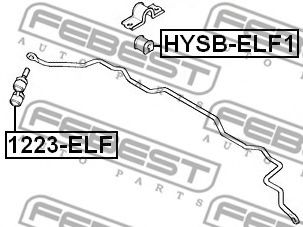 Втулка стабилизатора FEBEST HYSB-ELF1 Втулка стабилизатора FEBEST HYSB-ELF1