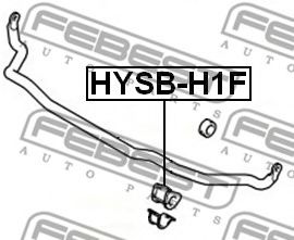 Втулка стабилизатора FEBEST HYSB-H1F Втулка стабилизатора FEBEST HYSB-H1F