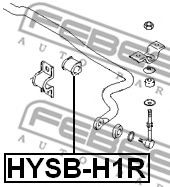 Втулка стабилизатора FEBEST HYSB-H1R Втулка стабилизатора FEBEST HYSB-H1R