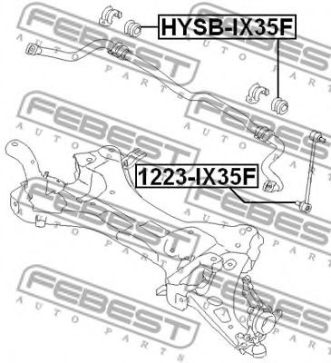 Втулка стабилизатора FEBEST HYSB-IX35F Втулка стабилизатора FEBEST HYSB-IX35F