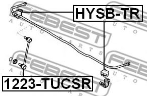Втулка стабилизатора FEBEST HYSB-TR Втулка стабилизатора FEBEST HYSB-TR