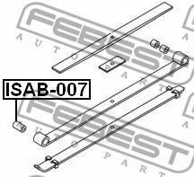 Втулка рессоры FEBEST ISAB-007 Втулка рессоры FEBEST ISAB-007