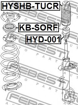 Подшипник амортизатора FEBEST KB-SORF Подшипник амортизатора FEBEST KB-SORF