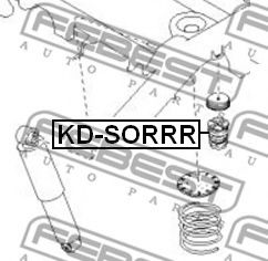 Отбойник FEBEST KD-SORRR Отбойник FEBEST KD-SORRR