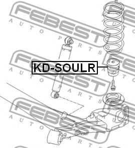 Отбойник FEBEST KD-SOULR Отбойник FEBEST KD-SOULR