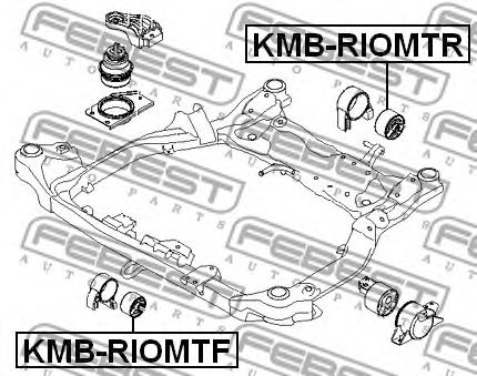 Подушка двигателя FEBEST KMB-RIOMTF Подушка двигателя FEBEST KMB-RIOMTF