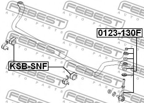 Втулка стабилизатора FEBEST KSB-SNF Втулка стабилизатора FEBEST KSB-SNF
