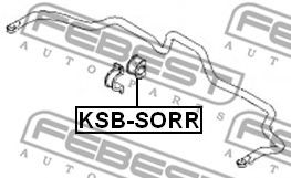 Втулка стабилизатора FEBEST KSB-SORR Втулка стабилизатора FEBEST KSB-SORR