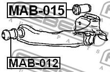 Сайлентблок рычага FEBEST MAB-015 Сайлентблок рычага FEBEST MAB-015