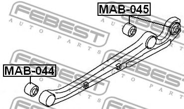 Сайлентблок рычага FEBEST MAB-044 Сайлентблок рычага FEBEST MAB-044