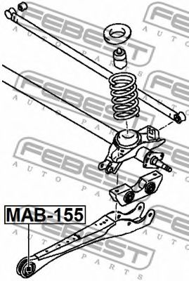 Сайлентблок рычага FEBEST MAB-155 Сайлентблок рычага FEBEST MAB-155